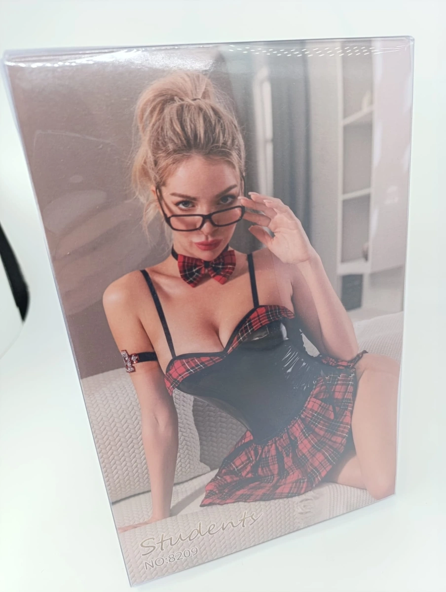 Uniforma 5 Piese Studenta Provocatoare, S/M, #6, Erotic24.ro