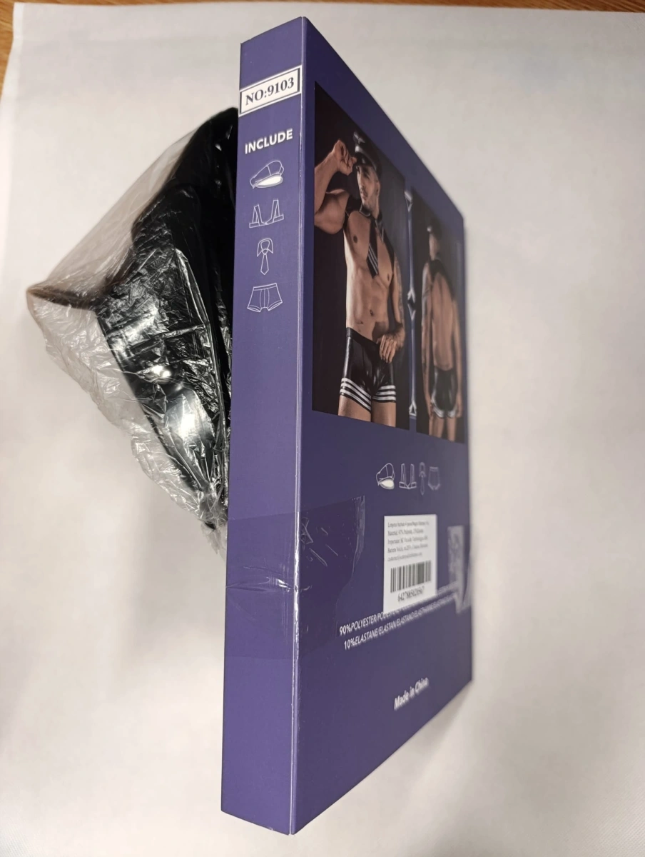 Uniforma 4 Piese, Politist Sexy, Negru, S/M, Nr. 6, Erotic24.ro