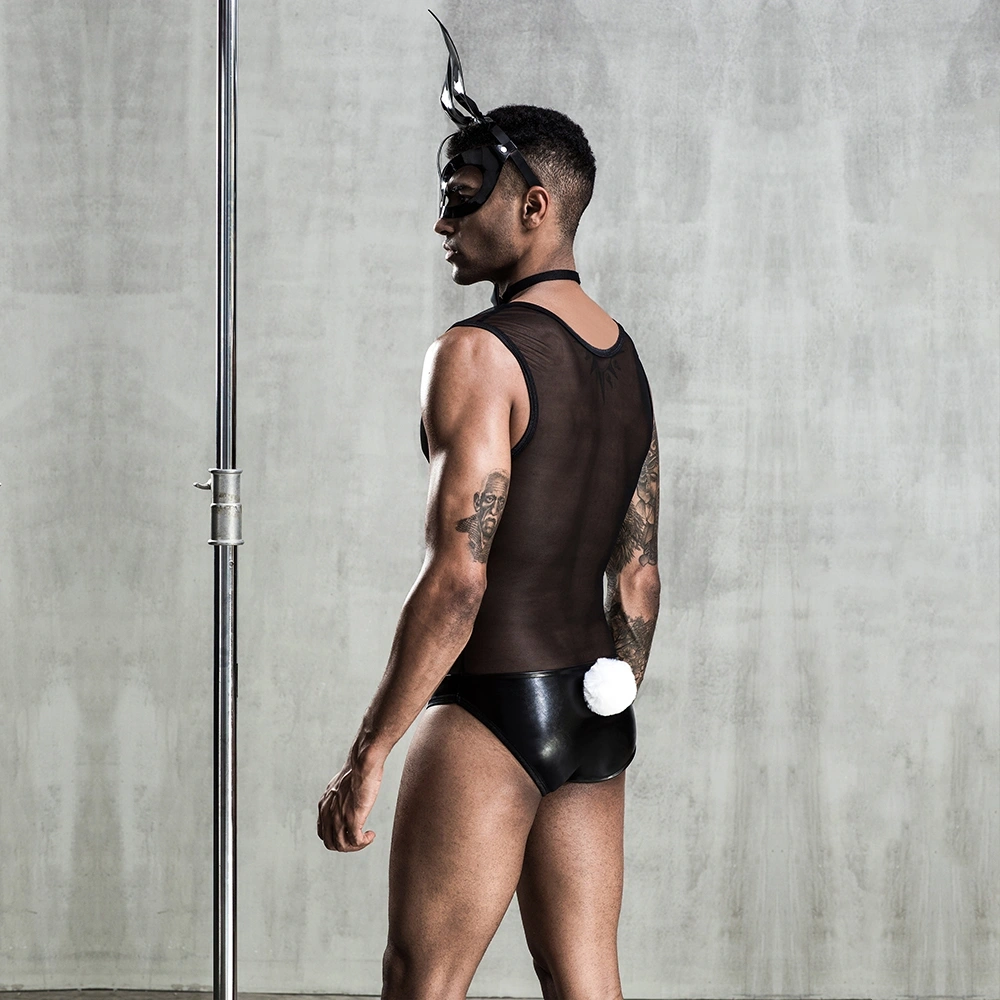 Costumatie Sexy 3 Piese Bunny Man, Negru, S-L, #4, Erotic24.ro