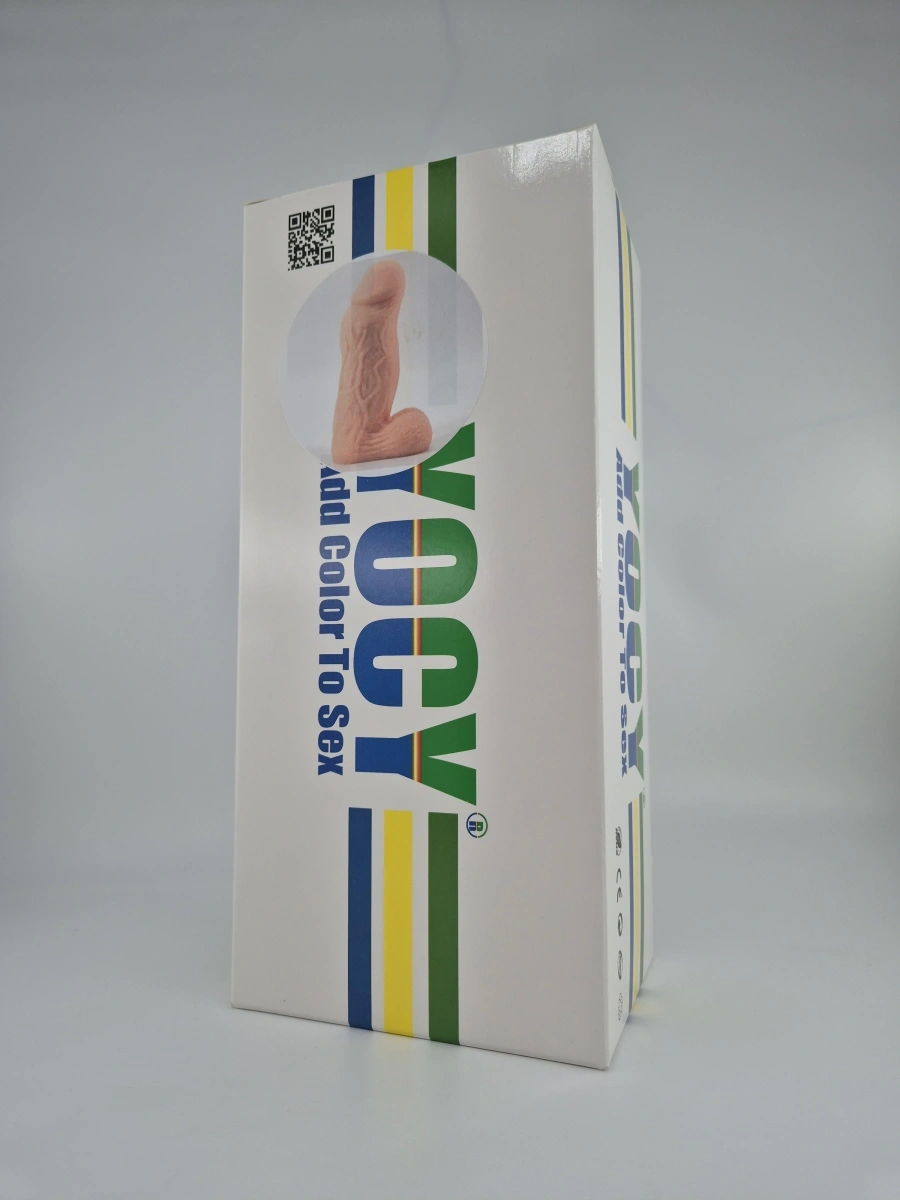 Dildo Huge Realistic Justin, PVC, Natural, 27.8 cm, #2, Erotic24.ro