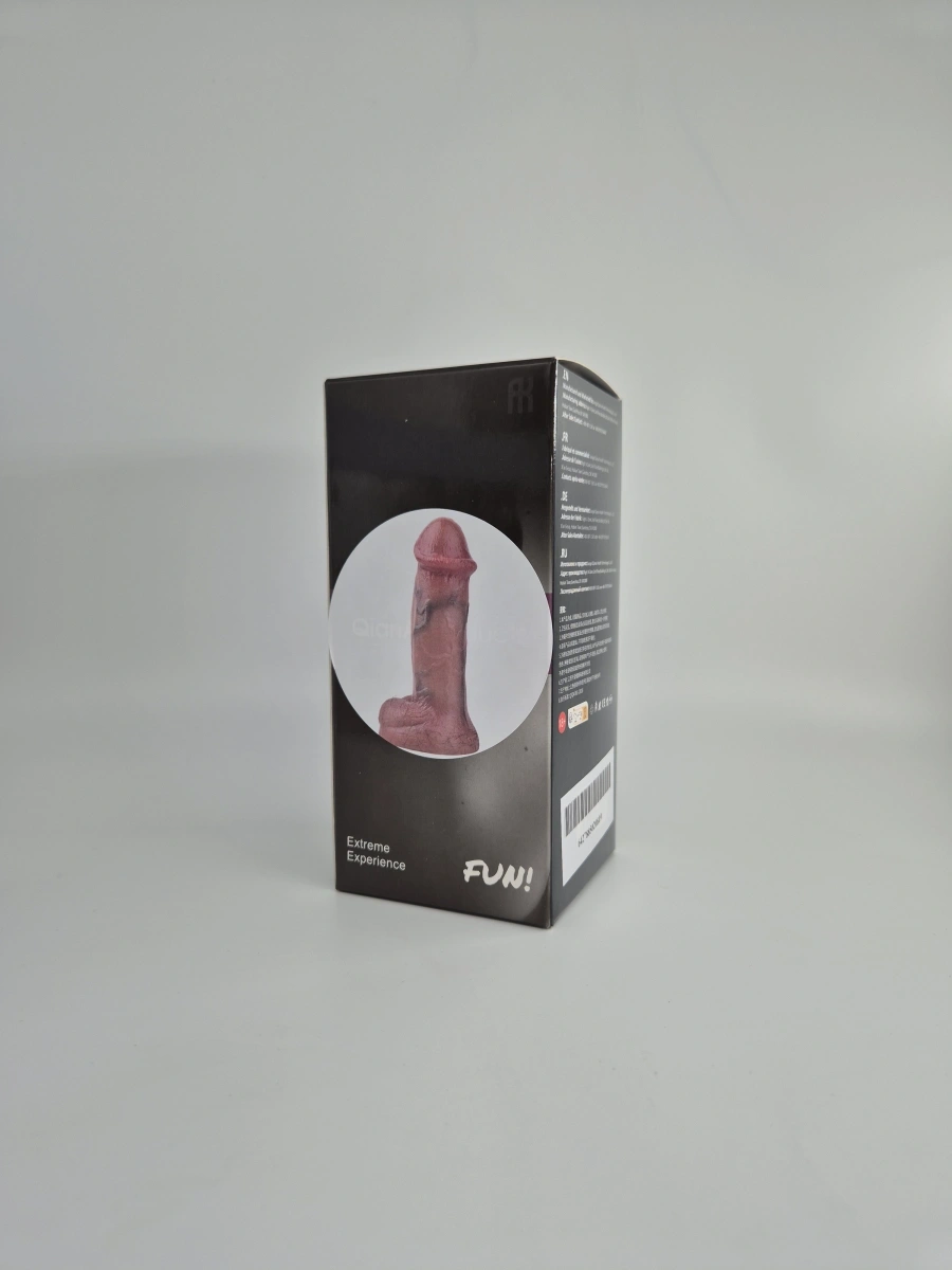 Dildo Realist Olaf, Silicon Lichid, Maro, 16.5 cm, Nr. 2, Erotic24.ro