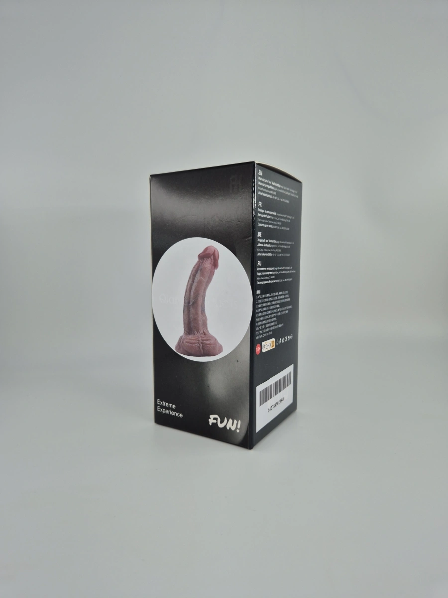Dildo Realistic Curved Tom, Silicon Lichid, Maro, 15 cm, #2, Erotic24.ro