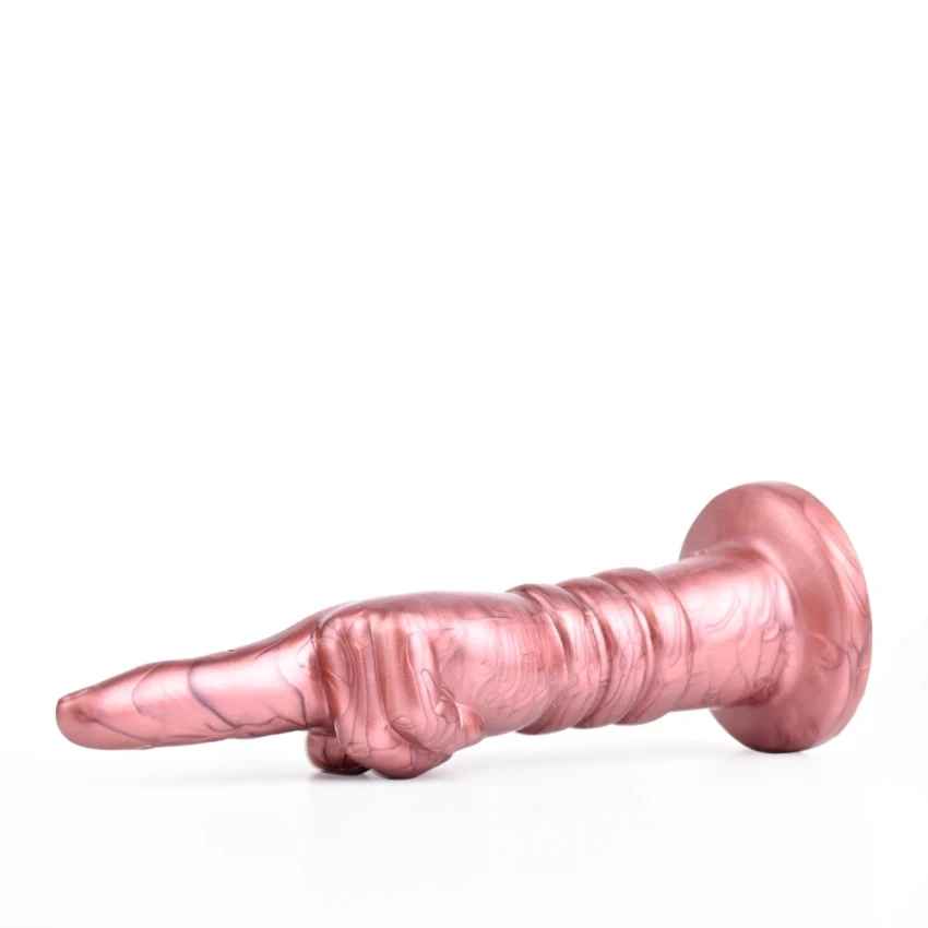 Dildo Fisting 2-Finger, Silicon Lichid, Aramiu, 19 cm, #3, Erotic24.ro