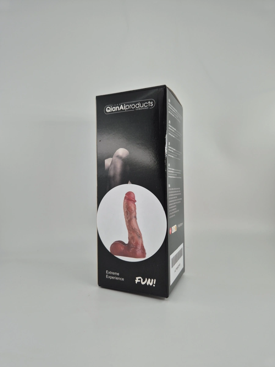 Dildo Realistic Vilan, Silicon Lichid, Maro, 20 cm, #3, Erotic24.ro