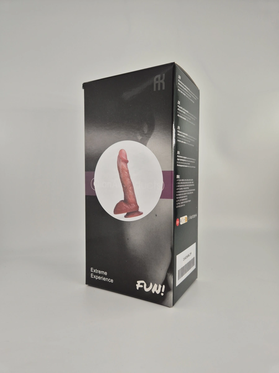 Dildo Realistic Primo, Silicon Lichid, Maro, 21 cm, #4, Erotic24.ro