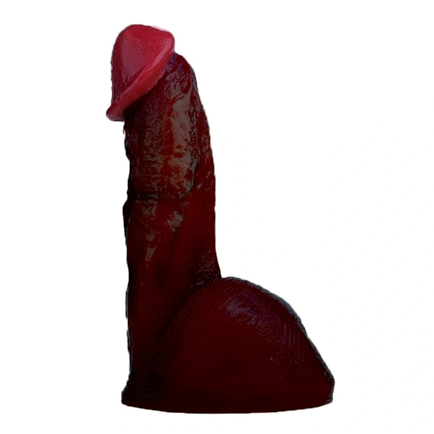 Dildo Realistic Will, Silicon Lichid, Maro, 18 cm