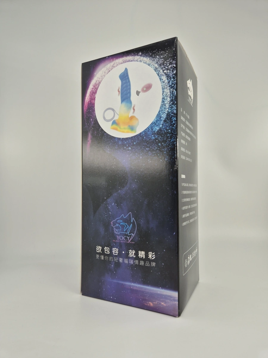 Vibrator cu Ejaculare Luminous Racehorse, Remote Control, 10 Moduri Vibratii, Silicon Lichid, USB, 27cm, #3, Erotic24.ro