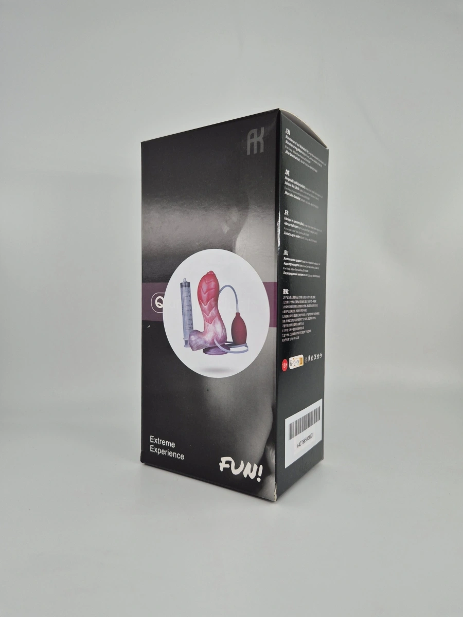 Dildo cu Ejaculare Beast Cock, Silicon Lichid, Roz, 18.5 cm, #2, Erotic24.ro