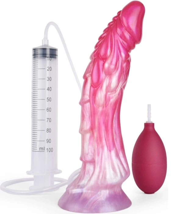 Dildo cu Ejaculare Meleys, Silicon Lichi in SexShop KUR Romania