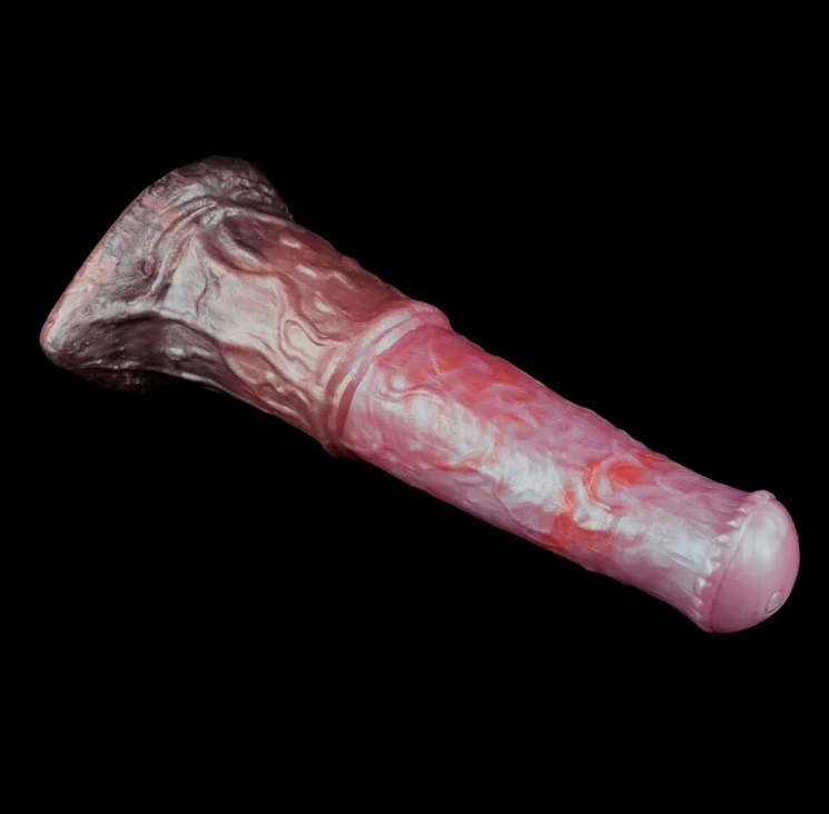 Dildo Centaur, Silicon Lichid, Roz, 28 cm, Nr. 2, Erotic24.ro