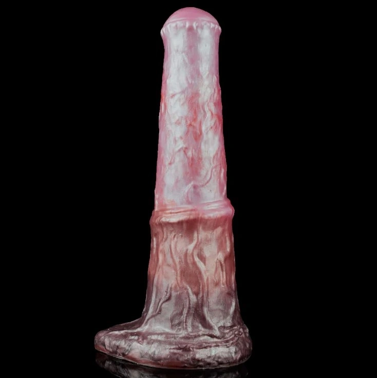 Dildo Centaur, Silicon Lichid, Roz, 28 c in SexShop KUR Romania