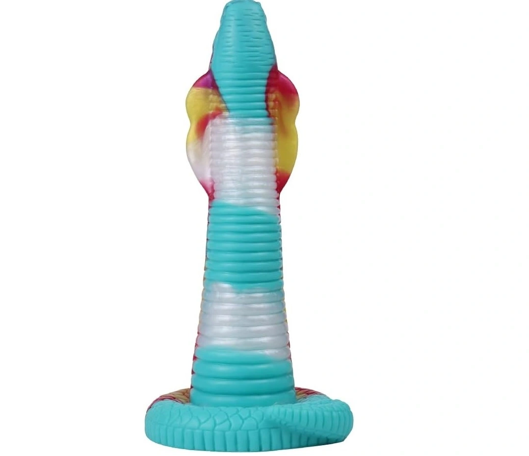 Dildo Cobra, Ventuza Puternica, Silicon Lichid, 29 cm, #2, Erotic24.ro