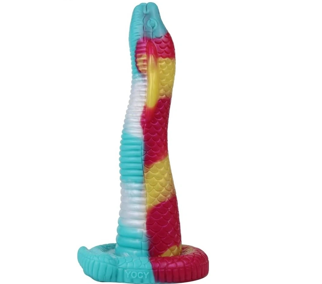 Dildo Cobra, Ventuza Puternica, Silicon Lichid, 29 cm