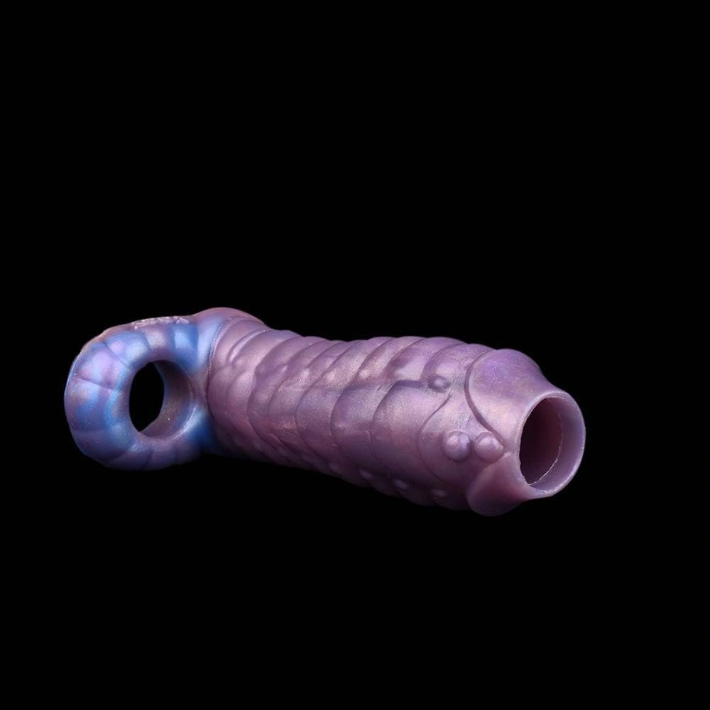 Manson Penis Daemon, Silicon Lichid, Mov, 15 cm, #4, Erotic24.ro