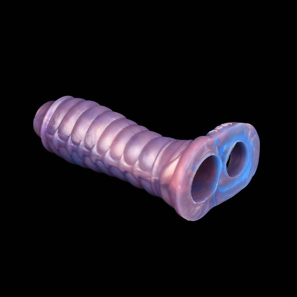 Manson Penis Daemon, Silicon Lichid, Mov, 15 cm, #6, Erotic24.ro