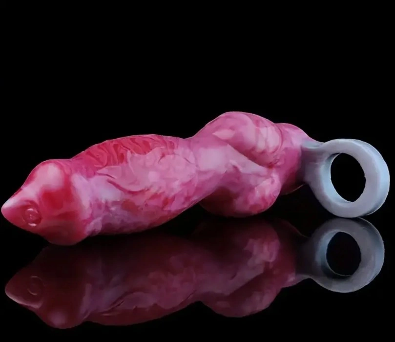 Prelungitor Penis Wolfy +4 cm, Silicon Lichid, Roz, 20.5 cm, #4, Erotic24.ro