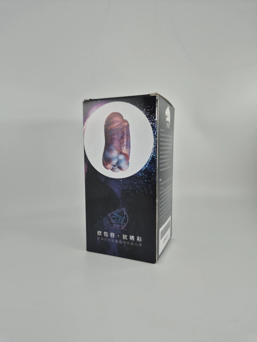 Masturbator Alien 1-Hole, Silicon Lichid, Rosu/Albastru, 18 cm, #2, Erotic24.ro