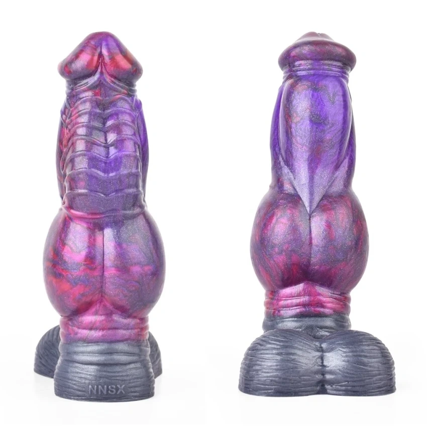 Prelungitor Penis Creature, Silicon Lichid, Mov, 20 cm, Nr. 2, Erotic24.ro