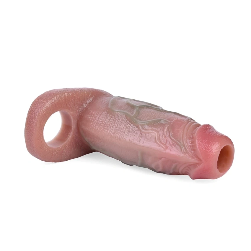 Prelungitor Penis Jacob, Silicon Lichid, Maro, 13.5 cm, #3, Erotic24.ro