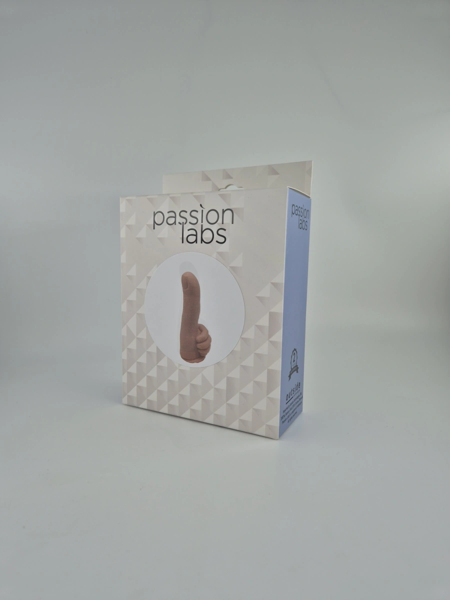 Dildo Thumber-Small, Baza cu Ventuza, Silicon Lichid, Natural, 16.5 cm, Passion Labs, #5, Erotic24.ro