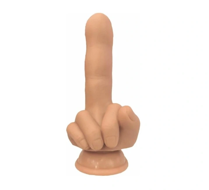 Dildo Middle Finger-Small, Baza cu Ventu in SexShop KUR Romania