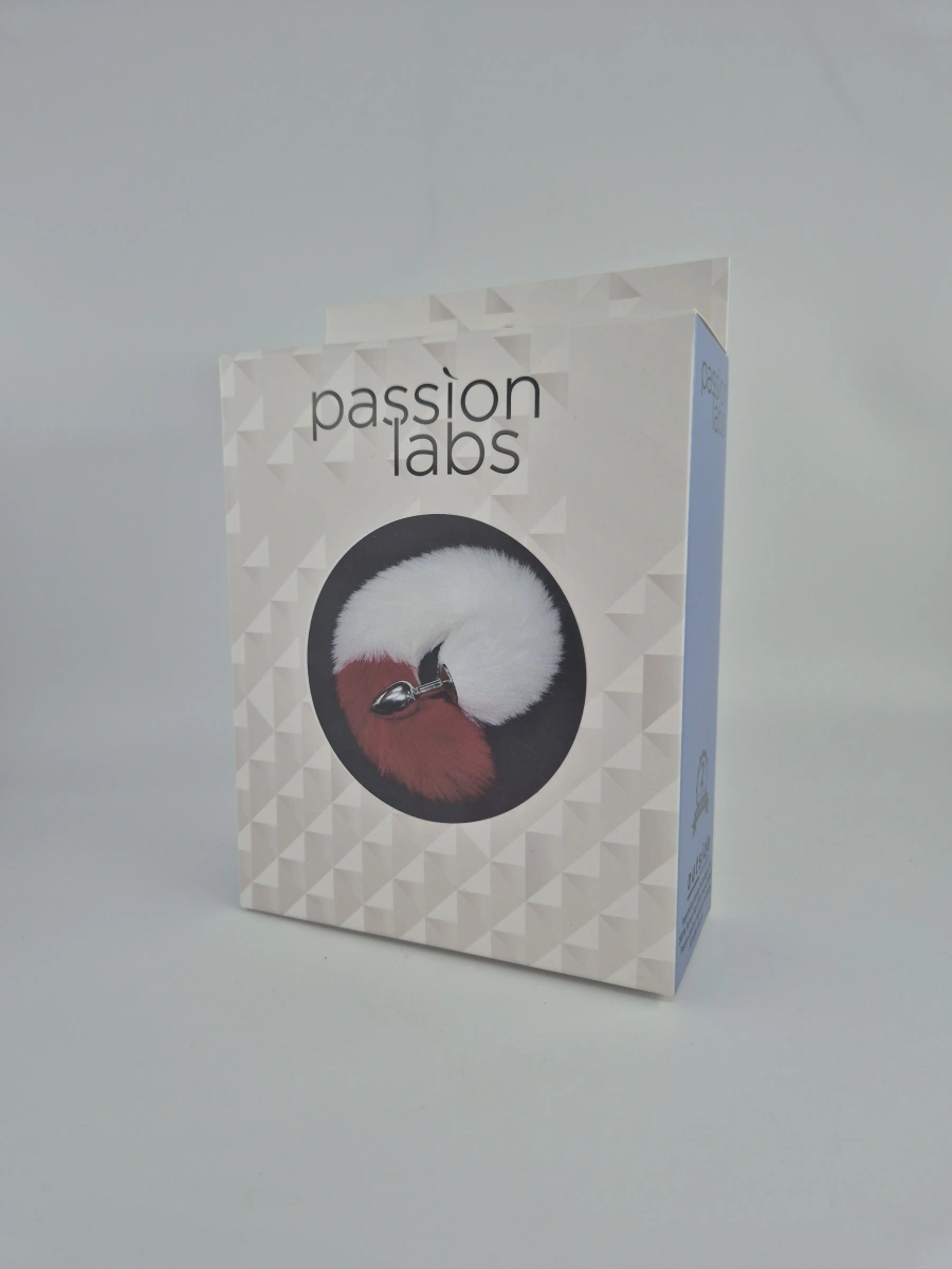 Dop Anal cu Coada Lunga, Alb/Rosu, Passion Labs, #2, Erotic24.ro