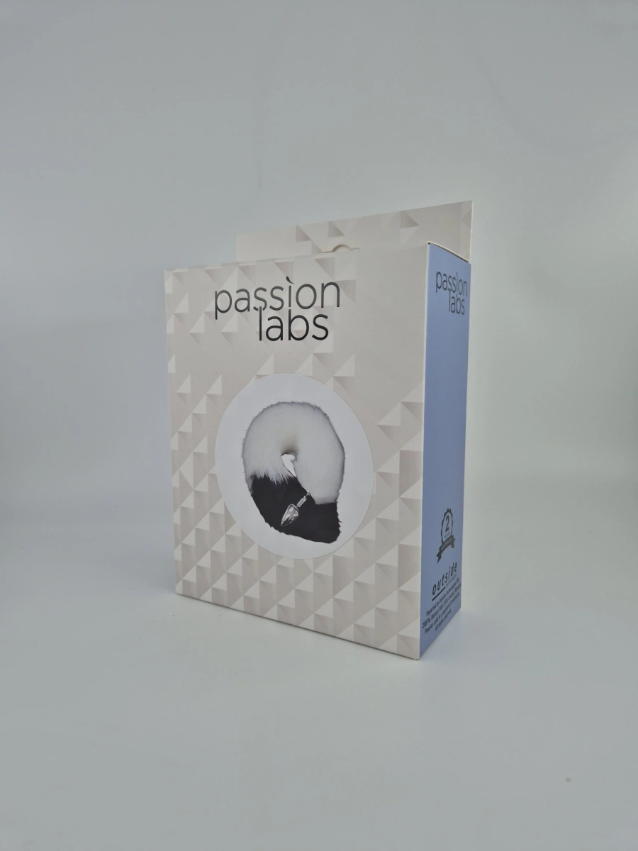 Dop Anal cu Coada Lunga, Alb/Negru, Passion Labs, #2, Erotic24.ro