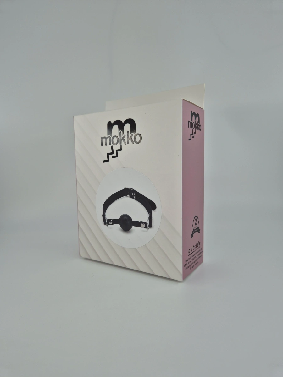 Calus cu Bila Fetish Game, Negru, Mokko Toys, Nr. 2, Erotic24.ro