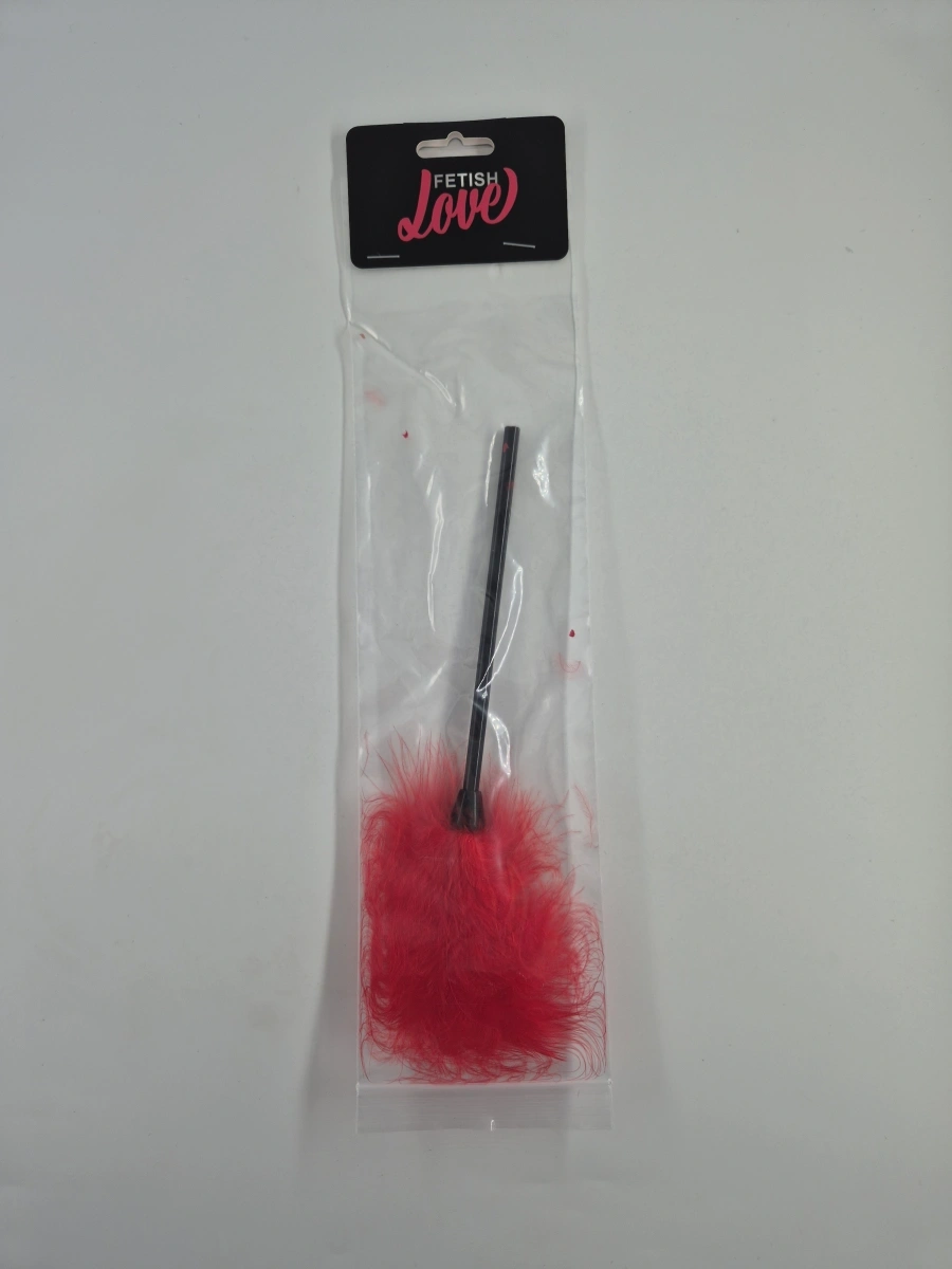 Tickler cu Puf Rosu, Nr. 2, Erotic24.ro