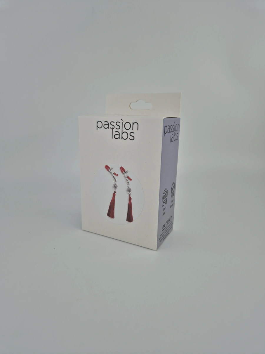 Clame Sfarcuri cu Ciucuri si Clopotei, Rosu, Passion Labs, #2, Erotic24.ro