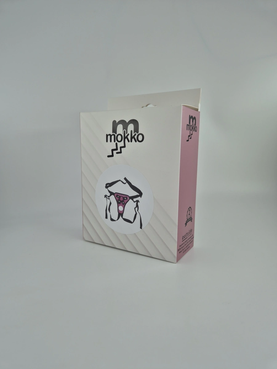 Strap-on Double Penetration, 2 Inele, Mov, Mokko Toys, #2, Erotic24.ro