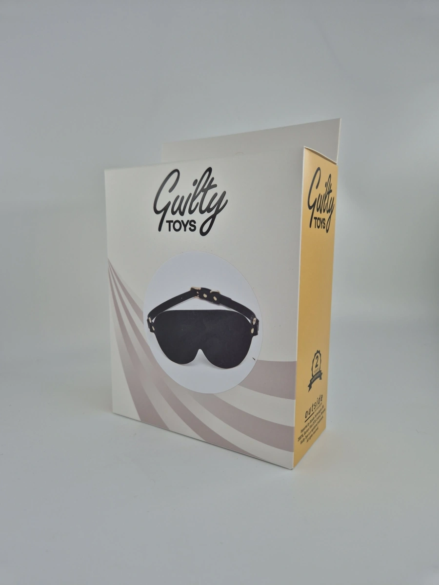 Masca de Ochi Supreme, Negru, Guilty Toys, #2, Erotic24.ro