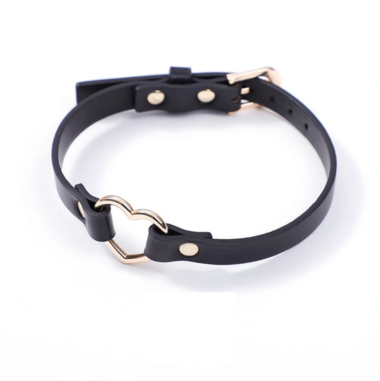 Choker Golden Heart, Negru, Mokko Toys