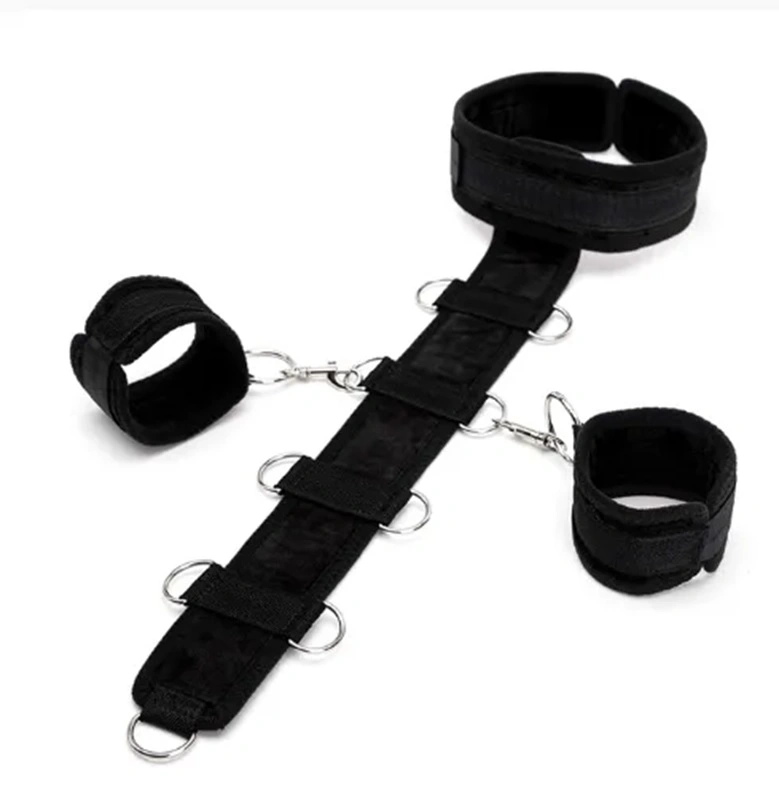 Sistem Retinere Catuse si Zgarda, Negru, Mokko Toys, #2, Erotic24.ro