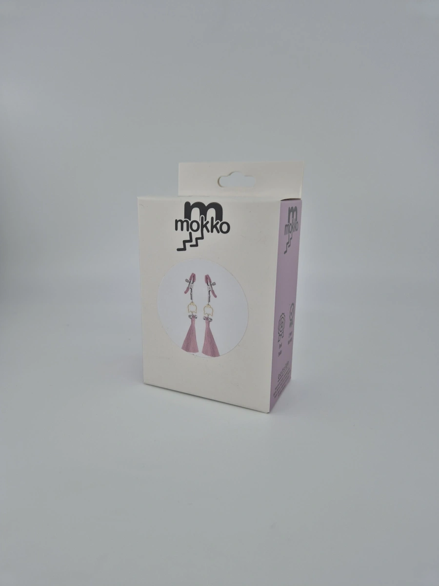 Clame Sfarcuri cu Ciucuri Roz, Mokko Toys, Nr. 2, Erotic24.ro