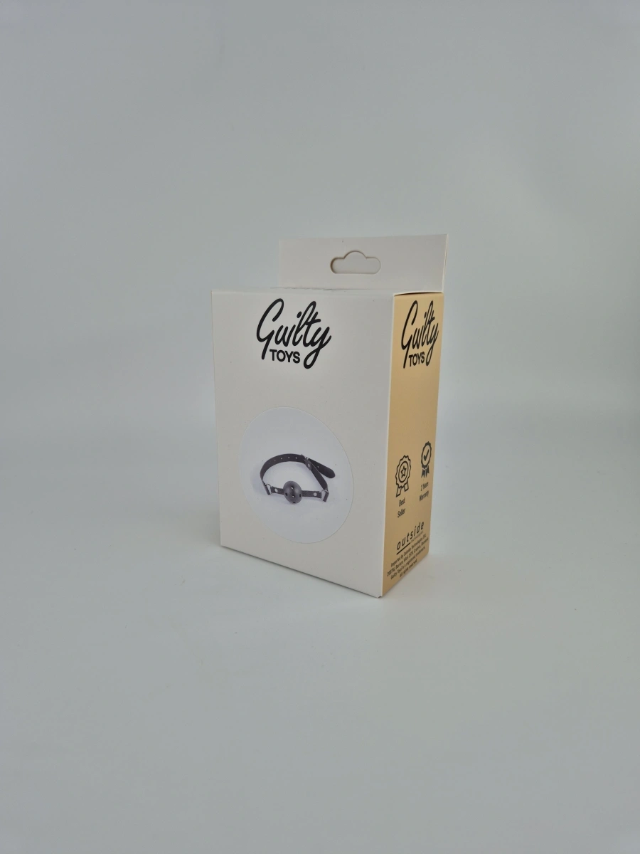 Calus cu Bila din ABS, Negru, Guilty Toys, Nr. 3, Erotic24.ro