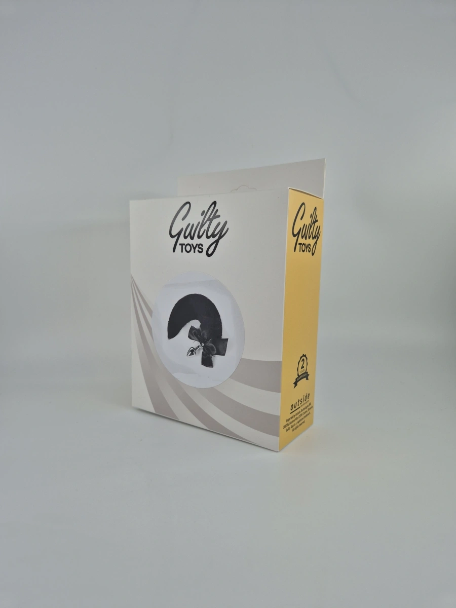 Dop Anal Small Black Fox cu Fundita, Guilty Toys, #2, Erotic24.ro