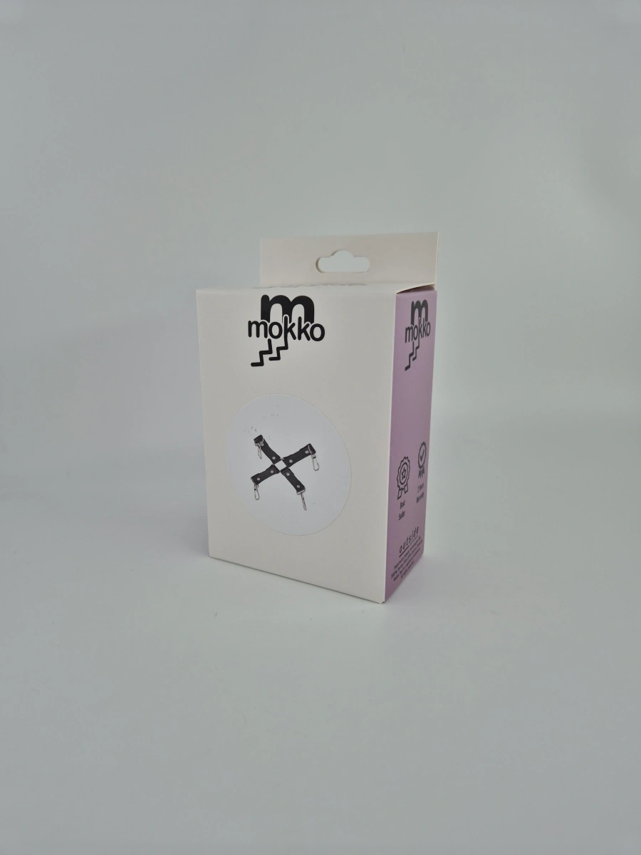 Accesoriu Prindere Catuse Maini si Picioare, Negru, Mokko Toys, Nr. 2, Erotic24.ro