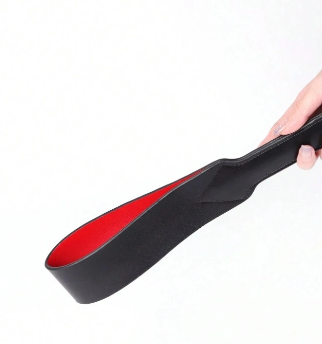 Padela Soft Riding, 34 cm, Negru/Rosu, #3, Erotic24.ro