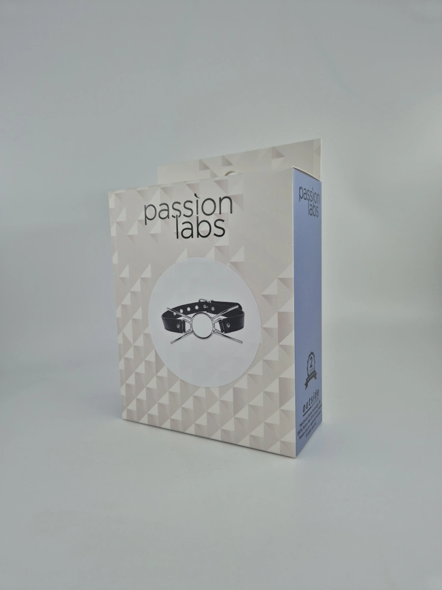 Calus Spider Gag-Open Mouth, Negru, Passion Labs, #2, Erotic24.ro