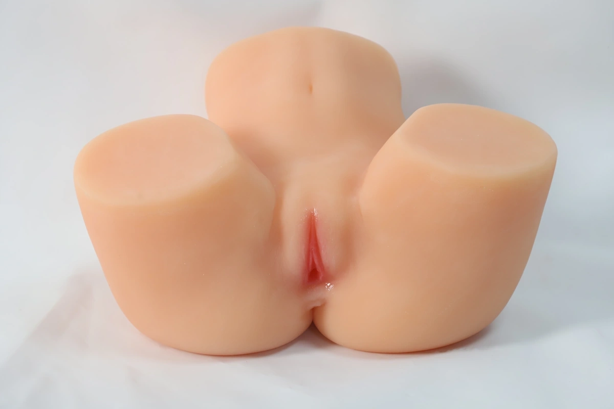 Masturbator Mega Pleasure, Vagin si Anus, TPE, Natural, 8.9 kg, Nr. 10, Erotic24.ro