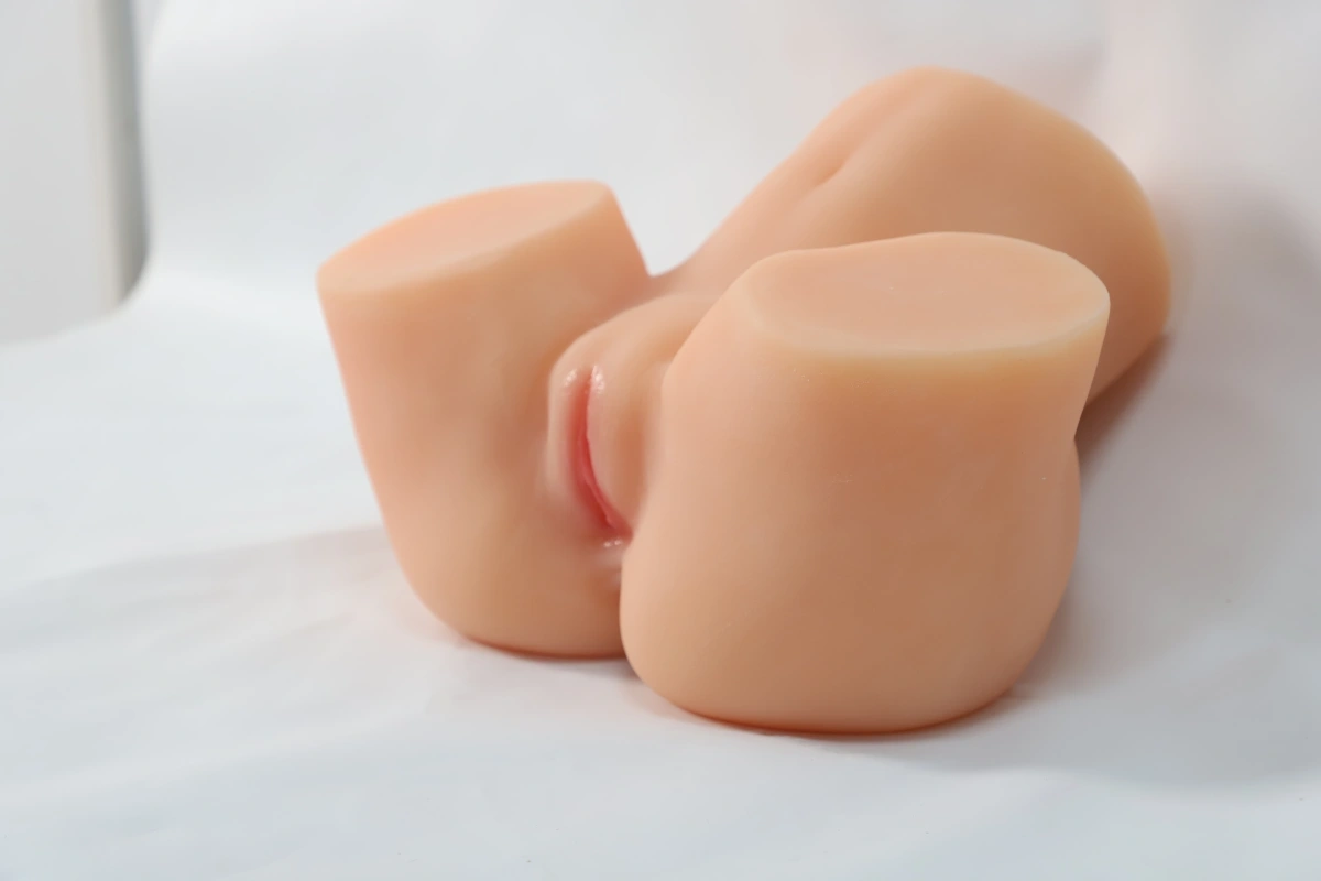 Masturbator Mega Pleasure, Vagin si Anus, TPE, Natural, 8.9 kg, Nr. 2, Erotic24.ro