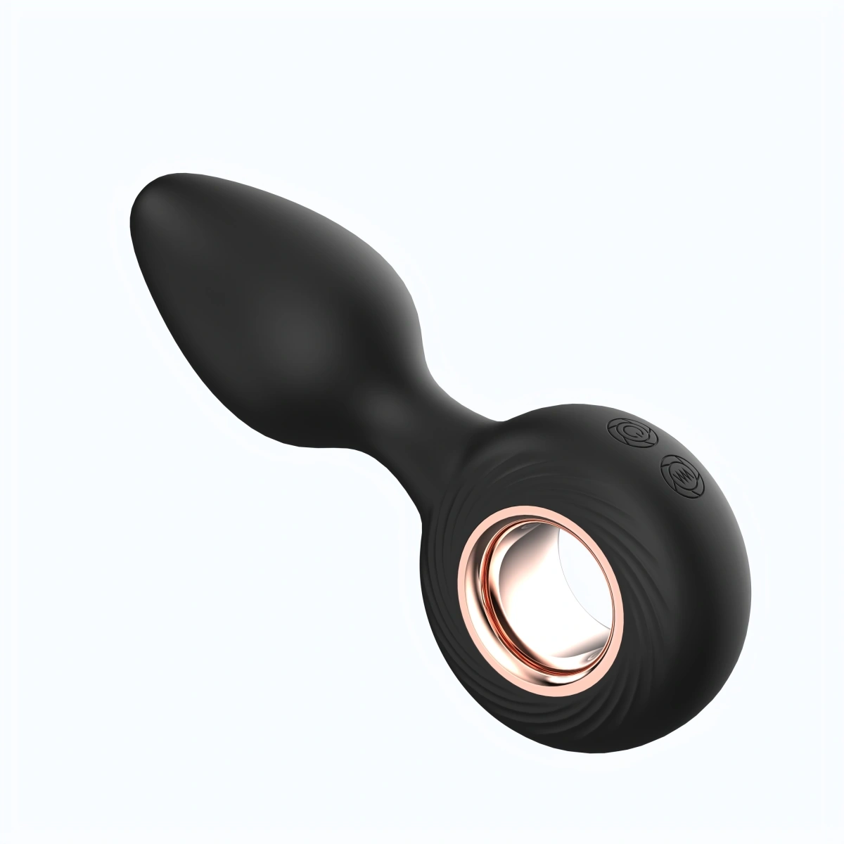 Vibrator Anal Leo, 12 Moduri Vibratii, Silicon, USB, Negru, 12 cm, Guilty Toys, #6, Erotic24.ro