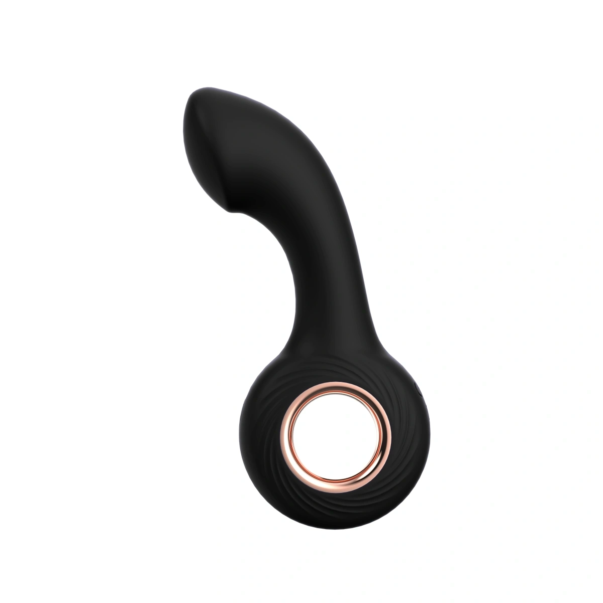 Vibrator Anal Tim, 12 Moduri Vibratii, Silicon, USB, Negru, 12.9 cm, Guilty Toys, #4, Erotic24.ro