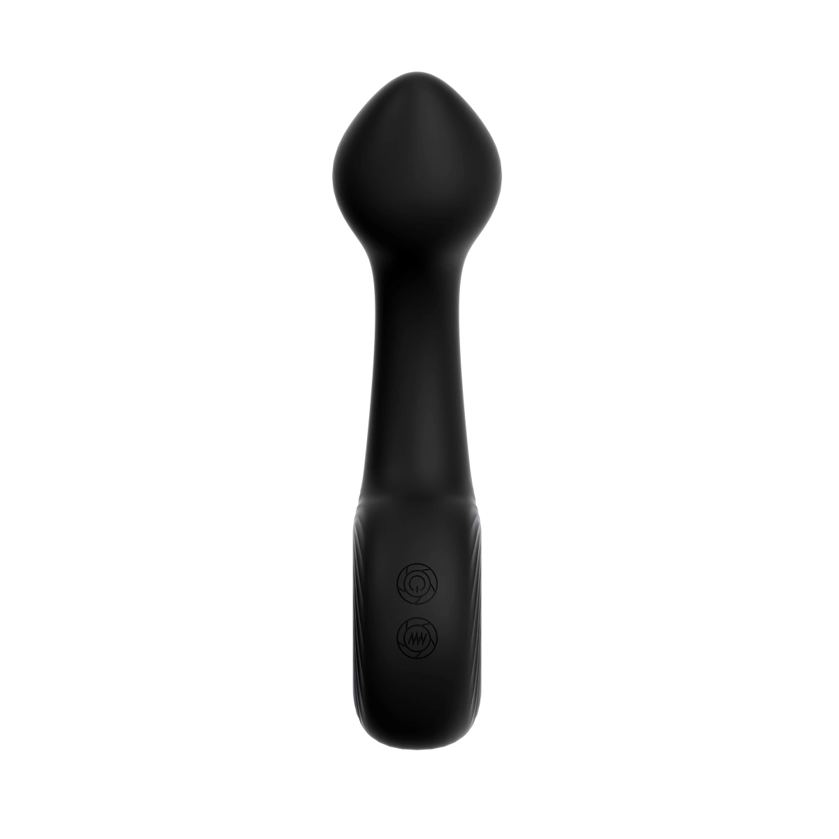 Vibrator Anal Ken, 12 Moduri Vibratii, Silicon, USB, Negru, 13.8 cm, Guilty Toys, Nr. 3, Erotic24.ro