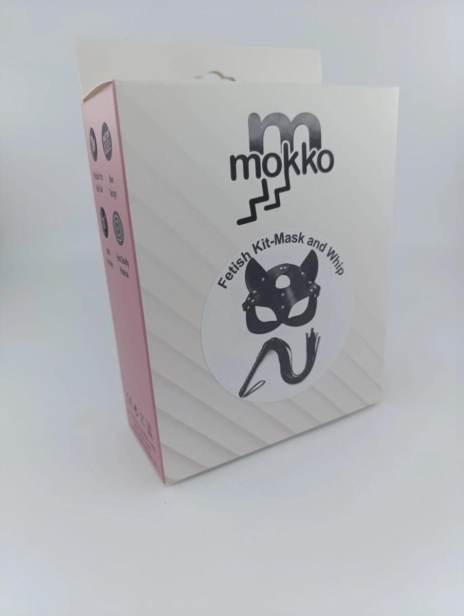 Set Fetish-Masca si Bici, Negru, Mokko Toys, #2, Erotic24.ro