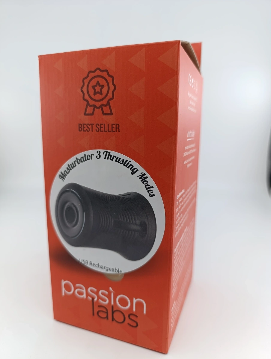 Masturbator Pulsator Barbati 3 Moduri Impingere , Silicon, USB, Negru, 13 cm, Passion Labs, #5, Erotic24.ro