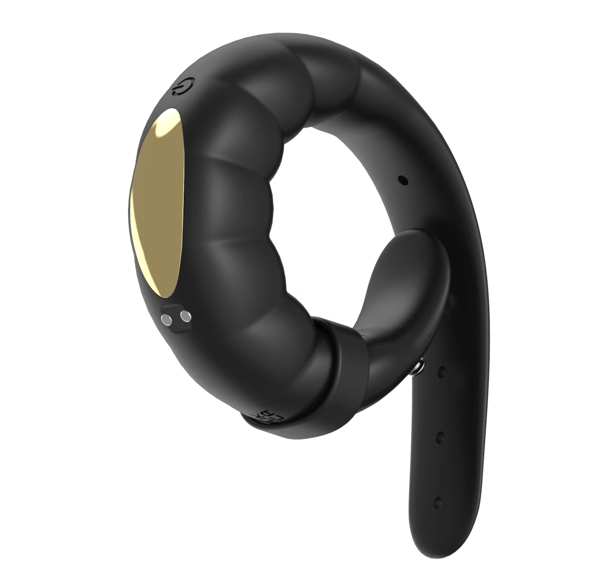 Inel de Penis Reglabil cu 10 Moduri Vibratii, Silicon, USB Magnetic, Negru, Guilty Toys, #4, Erotic24.ro