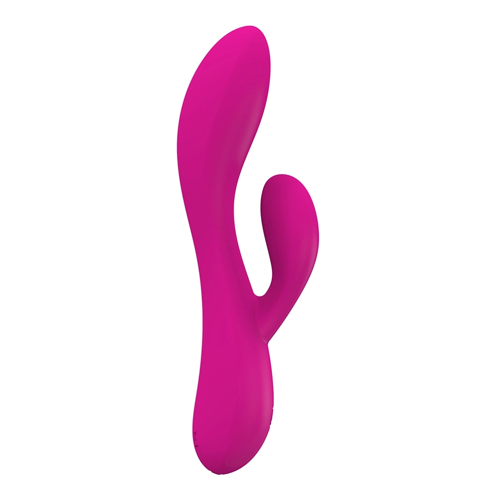Vibrator Happy Rabbit, 10 Moduri Vibratii, Silicon Lichid, USB, Fuchsia, 19.6 cm, Mokko Toys, #3, Erotic24.ro