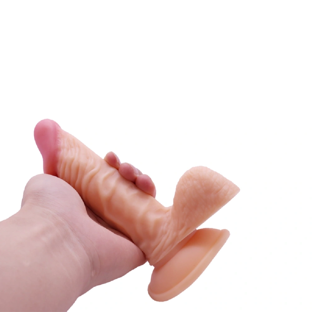 Dildo Realist No. 10, PVC Premium, Natural, 17.7 cm, Guilty Toys, Nr. 5, Erotic24.ro